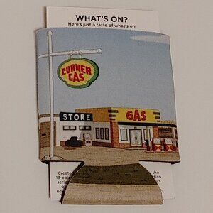 VINTAGE Corner Gas TV Show Drink Cozy Promotional Item Comedy Channel  Brent But